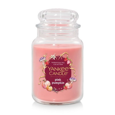 Original Large Jar Pink Pumpkin Candle 22oz - Yankee Candle