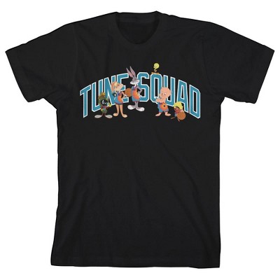 Space Jam 2: A New Legacy Tune Squad Black Youth Boys Short Sleeve T ...