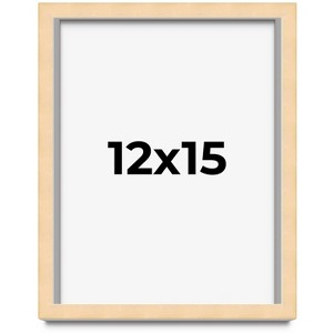 PosterPalooza | Classic Modern Yellow Picture Frame - UV Acrylic, Foam Board Backing, Hanging Hardware - 1 of 4