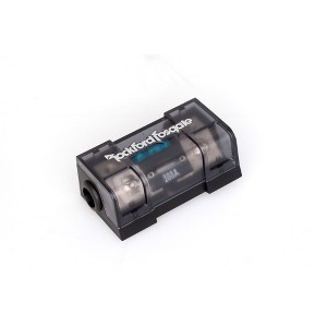 Rockford Fosgate RFFANL Inline Anl/Maxi Fuse Holder, Platinum Finish,- Accepts 1/0 Awg Or 4 Awg Wire - 1 of 2
