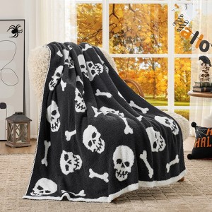 Snuggle Sac Ultra-Soft Halloween Throw Blanket, Seasonal Decorative Blanket 50*60" - 1 of 4
