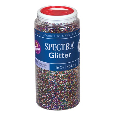 Spectra Glitter, Multi-Color, 1 lb., 1 Jar (Pack of 2)
