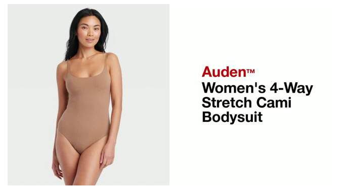 Women's 4-Way Stretch Cami Bodysuit - Auden™ , 2 of 10, play video