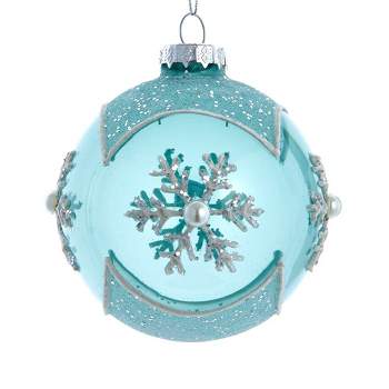 KurtAdler - Kurtadler - Noble Gems™ Glass Heart Ornaments With Swarovski®  Elements, 6 Assorted Ornaments,12-Piece Set