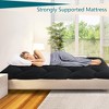 Coucheta Foldable Floor Mattress Japanese Futon Mattress Sleeping Tatami Mat for Floor, Roll Up Floor Bed for Home Apartment Travel, 54" x 80", Black - 2 of 4