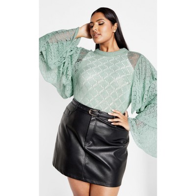 Women's Plus Size Estelle Sweater - ether | CITY CHIC