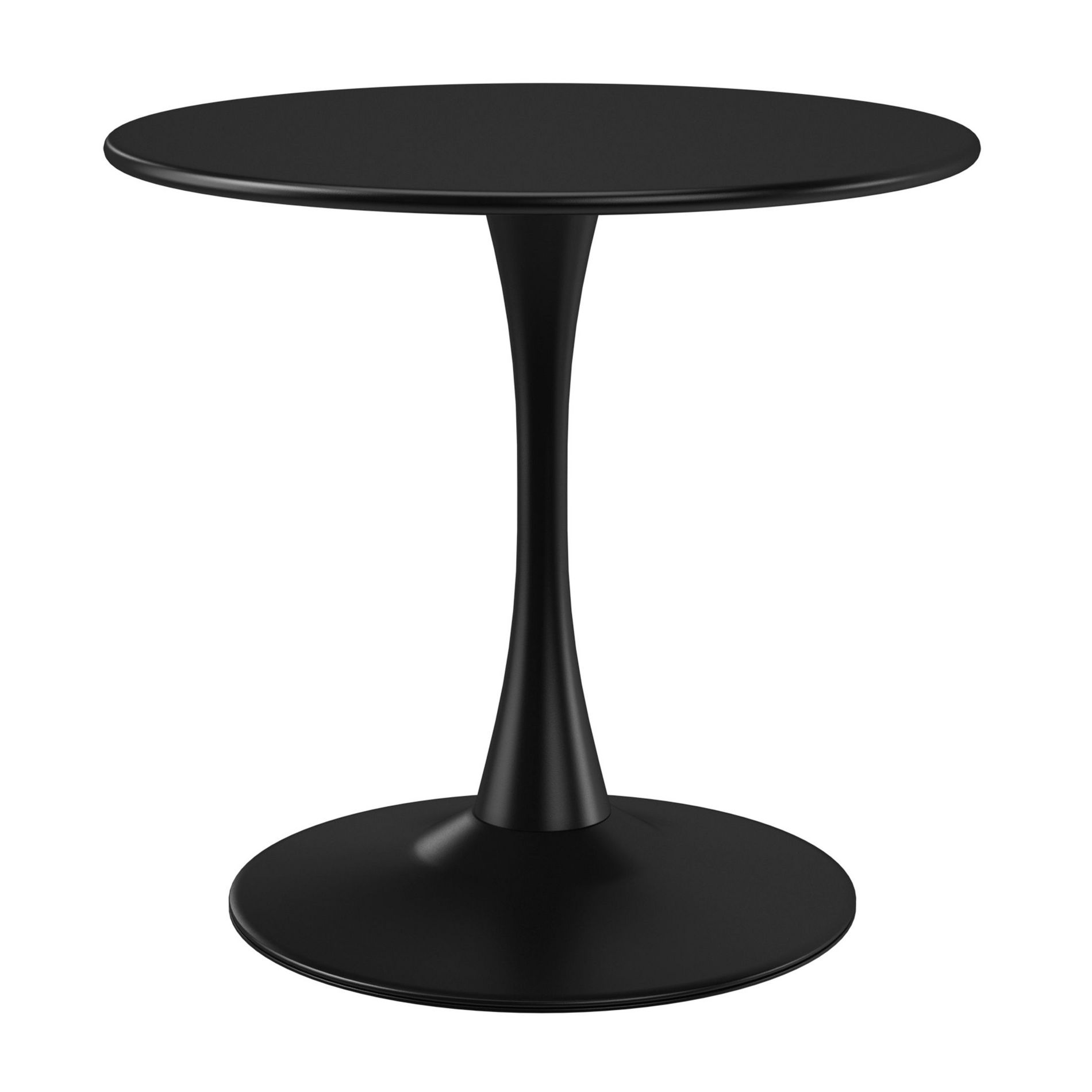 WestinTrends Playa 31.5" Round Outdoor Indoor Metal Cocktail Dining Table