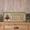 Christmas Frame with Bell 18 Inch Wood Wall Sign by Melrose - 2 of 3