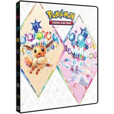 Ultra Pro Ultra PRO Scarlet & Violet 9-Pocket Portfolio for Pokémon Cards - Full-Art Cover of Terestallized Eevee, Sylveon, Jolteon, Flareon, Vaporeon