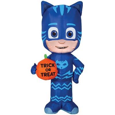 Pj Masks Airblown Catboy Trick or Treat Inflatable Holiday Decorations