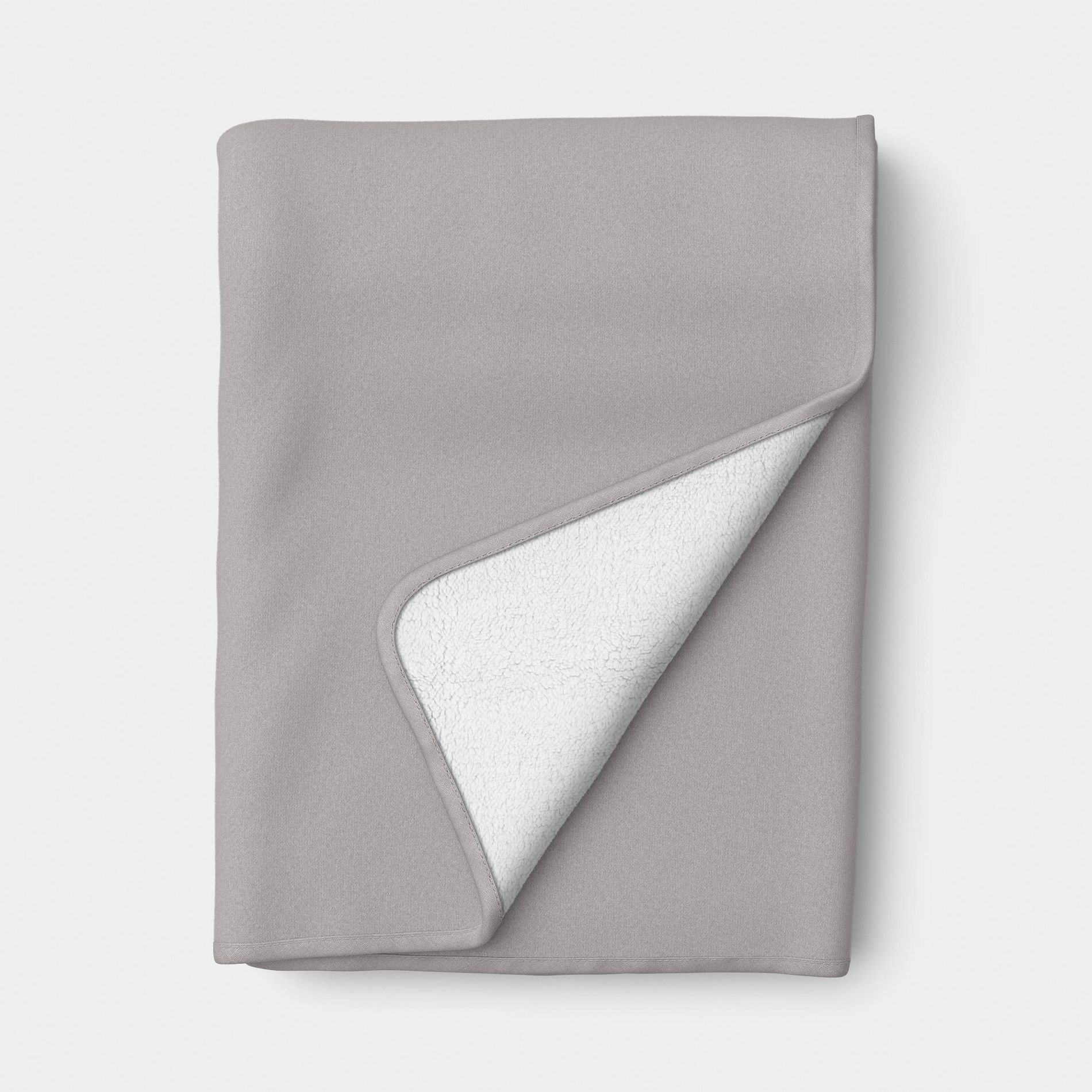 Chenille Throw Blanket with Faux Shearling Reverse  - Room Essentials™