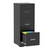 Anybear 3 Drawer Metal Vertical File Cabinet with Lock and Card Slot - 2 of 4