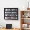 VEVOR 36 Graded Sports Card Display Case, 30.5x24.3x2.1 in, Baseball Card Display Frame with 98% UV Protection Clear View PC Glass, Black - 2 of 4
