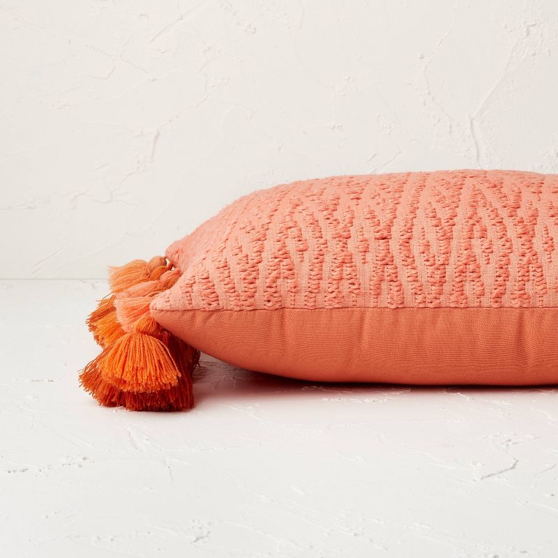 Chunky Woven Lumbar Throw Pillow with Tassels - Opalhouse™ designed with Jungalow™, 4 of 6