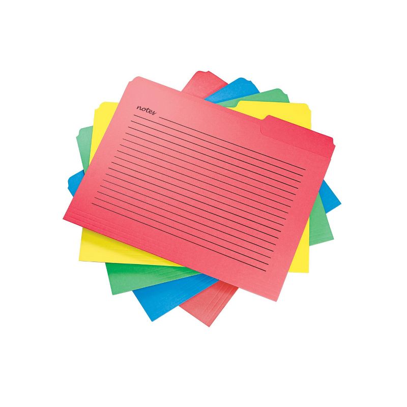 24ct Letter Size File Folders Primary Colors - up &#38; up&#8482;, 2 of 4