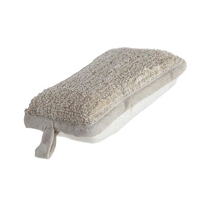 Evideco French Home Goods Body Scrub Bath Sponge, Deep Cleansing and Exfoliation, Ultimate Comfort