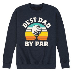 Men's - Instant Message - Best Dad By Par Graphic Fleece Sweatshirt - 1 of 4