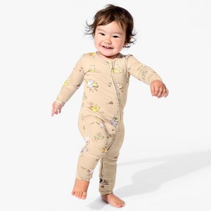 Bellabu Bear Baby Foodie Cats Bamboo Convertible Footie - 1 of 4