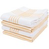 KAF Home Set of 4 Monaco Relaxed Casual Slubbed Kitchen Towel | 100% Cotton Farmhouse Dish Towel, 18 x 28 Inches | Set of 4 - 2 of 2