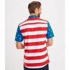 Tipsy Elves Patriotic Shirts for Men - USA Short Sleeve Button Up American Flag Shirts for Men for 4th of July - 2 of 4