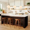 Rennnsan Grainor 10" W 1 -Light Ribbed Glass Unique Statement Chandelier in Gold - 3 of 4