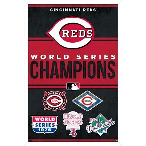 Trends International MLB Cincinnati Reds - Champions 23 Framed Wall Poster Prints - 1 of 4