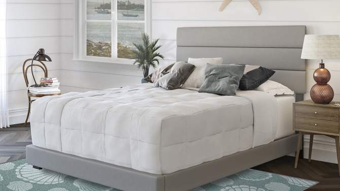Caprice Faux Leather Channel Upholstered Platform Bed - Eco Dream, 2 of 11, play video