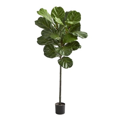 Nearly Natural 52-in Fiddle Leaf Artificial Tree