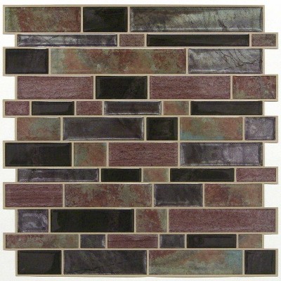 RoomMates Modern Long Stone Tile Peel And Stick Backsplash