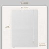 Ruled Journal Notebook, A4 8.5 x 11.5 inch 160 Lined Pages, Hardcover Leather Writing Journals for Women, Men, 120 GSM Thick Paper, Gifts Box Included - 3 of 4