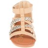 bebe Toddler Girls' Sandals - Open Toe Flat Sandals Comfy Summer Flats for Toddler and Little Kids - 4 of 4
