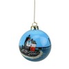 Roman 3.25" San Francisco Golden Gate Bridge and Lighthouse Ball Shaped Christmas Ornament - Blue/Green - 2 of 4