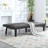 Sapphtopaz Futon Couch Sofa - Convertible Sofa Bed with Comfortable Upholstery, Space-Saving Furniture for Living Room, Bedroom & Guests - 4 of 4