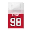 Sleep Squad Chicago Blackhawks Connor Bedard 60 x 80  Raschel Plush Blanket - 3 of 4