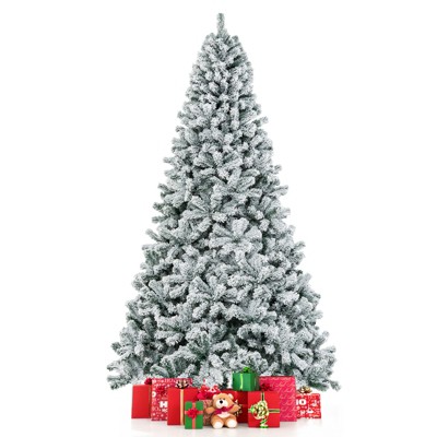 9ft Snow Flocked Full Spruce Artificial Christmas Tree