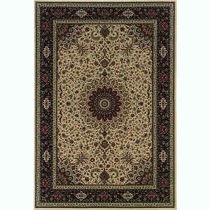 Oriental Weavers Ariana 095I8 Ivory/ Black Indoor Area Rug - 2'3" x 7'9" - 1 of 4