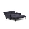 GDFStudio Uma Modern 55.11'' Convertible Corduroy Upholstered Loveseat Sofa - 4 of 4