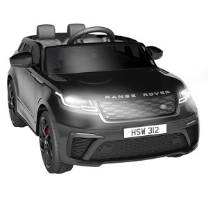 Coucheta 12V Licensed Land Rover Kids Ride-On Car w/ Parent Remote Control for Ages 4-8 - Features MP3 Player, Rocking Mode & Pull-Start - 1 of 4