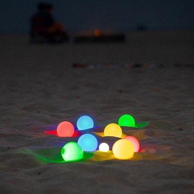 GoSports 100mm Multicolor LED Bocce Ball Game Set with Carry Case