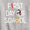 Boys' - Disney - First Day Of School Mickey Graphic Long Sleeve Fleece Sweatshirt - 2 of 4