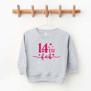 The Juniper Shop 14th Feb Stars Puff Print Youth Ultra-Soft Graphic Sweatshirt - 1 of 3