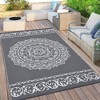Outdoor Rug Reversible Patio Rug Plastic Straw Rug Waterproof Lightweight Rug - 3 of 4