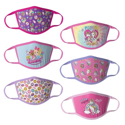 JoJo Siwa Girls Kids Face Masks - 6pk - image 1 of 1