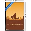 Trends International Star Wars: The Mandalorian - Mando and The Child At Dusk Framed Wall Poster Prints - 3 of 4