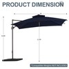 Hyleory 9x9 ft. Squire Cantilever Umbrella - 4 of 4