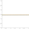 Black Bow Jewelry 0.8mm, 14k Yellow Gold, Solid Spiga Chain Anklet - 4 of 4