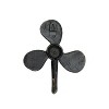 Rustic Cast Iron Propeller Decorative Wall Hook - Foreside Home & Garden - 4 of 4