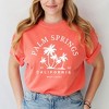 Simply Sage Market Women's Palm Springs Palm Trees Short Sleeve Garment Dyed Tee - image 2 of 2