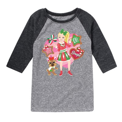 Boys' JoJo Siwa Oh Snap  - Athletic Heather/Heather Black - X-Large