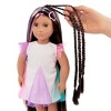 Our Generation 18" Rainbow Hair Grow Doll with Hair Clips and Styling Book Accessories - 2 of 4